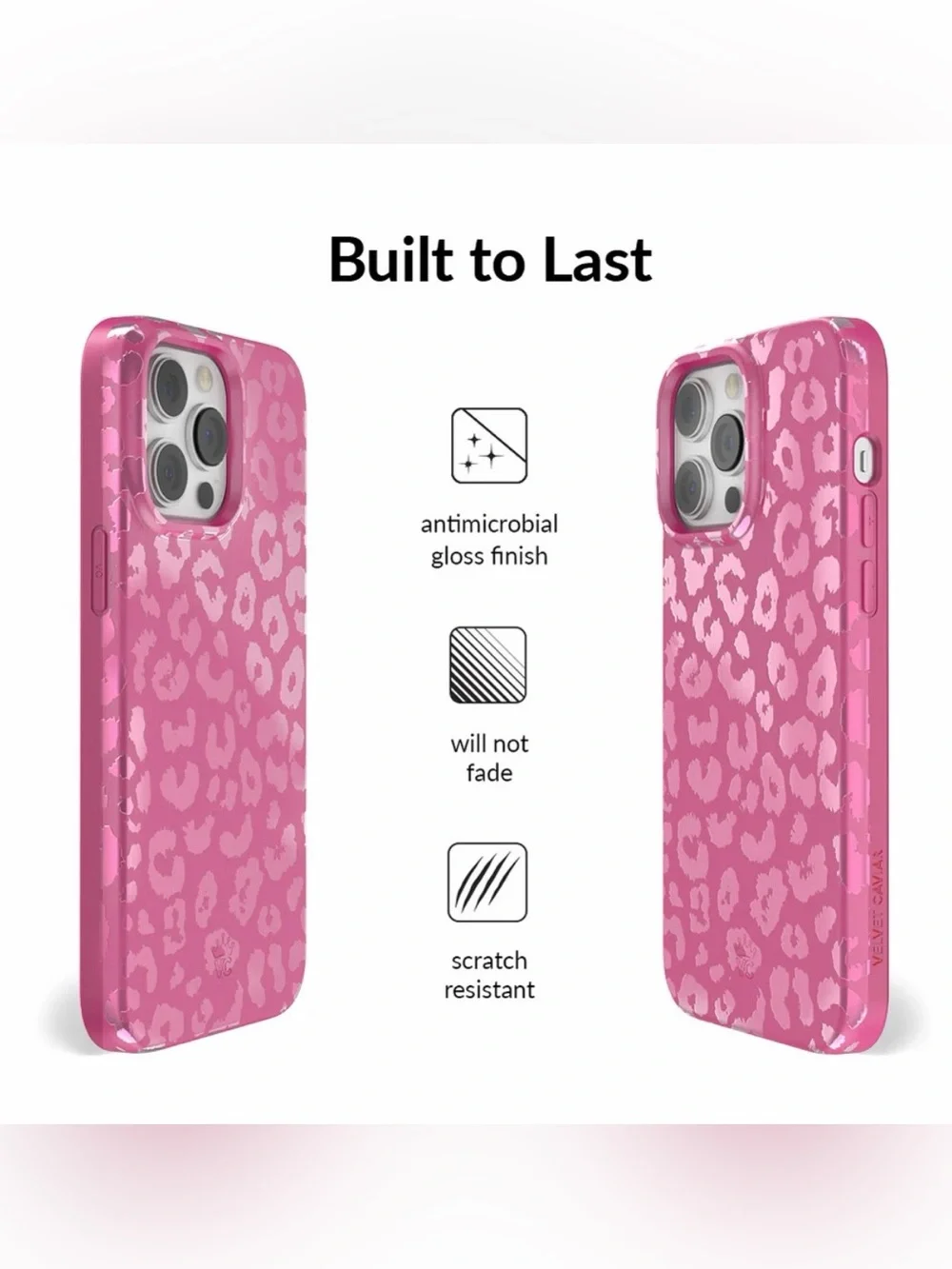 Velvet Caviar - Pink Ruby Leopard Print iPhone Case (iPhone 13 PRO)